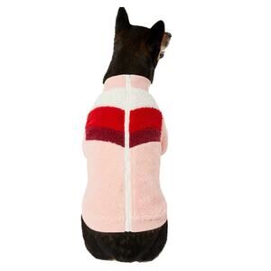 Frisco Lightweight Colorblock Pop Dog & Cat Zippered Sherpa Fleece Vest XXL